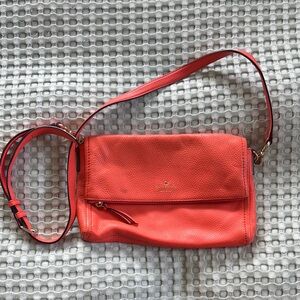 Kate Spade Coral Leather Crossbody Bag
